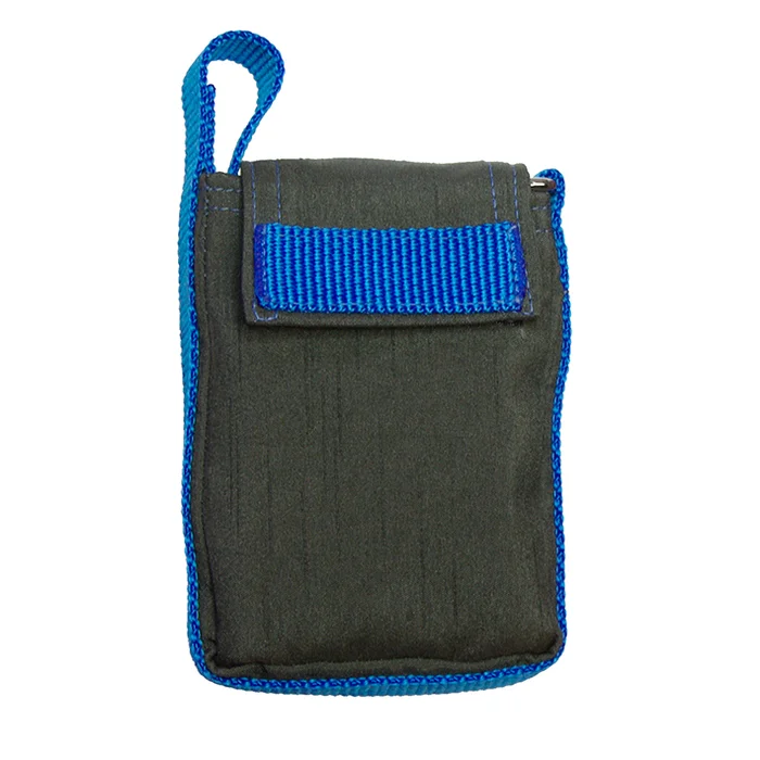 Tasche für Langzeitblutdruckmessgerät schwarz/blau