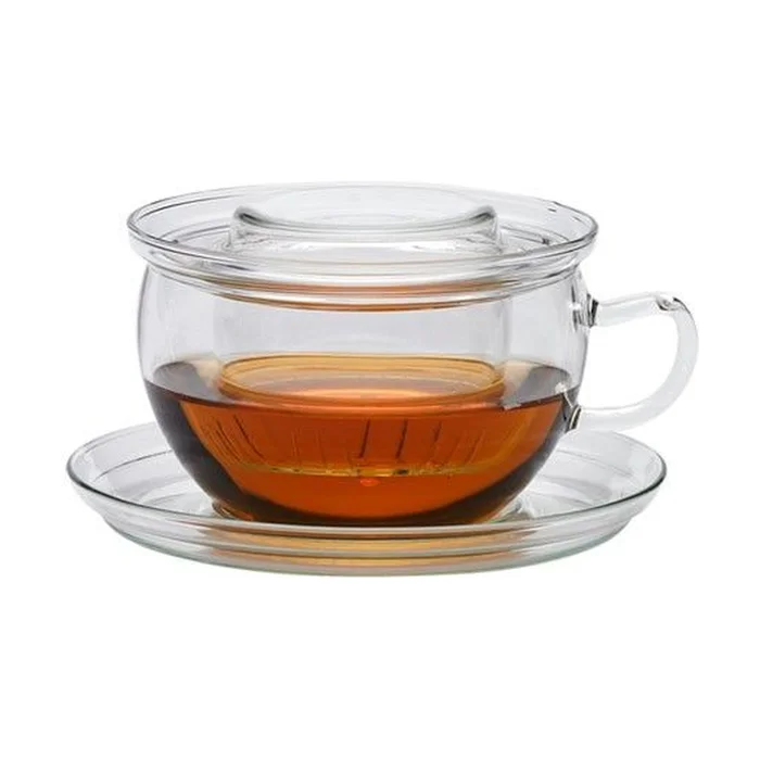 Tea Time Teetasse mit Deckel und Glasfilter 1 Einheit