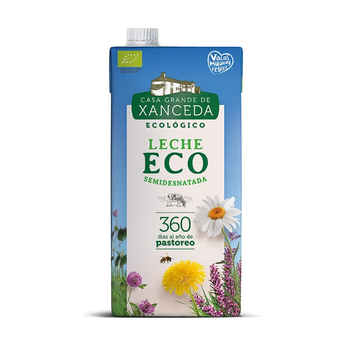 Teilentrahmte Bio-Kuhmilch 1 L.