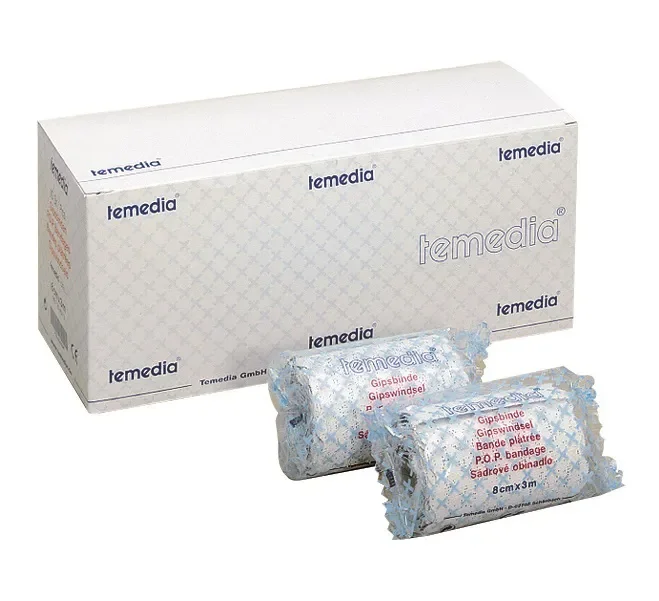 Temedia-SPEZIAL Gipsbinde 8 cm x 3 m Klinikpackung à 10