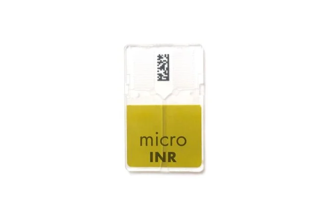 Testchips zu Axonlab Blutgerinnungsmessgerät microINR