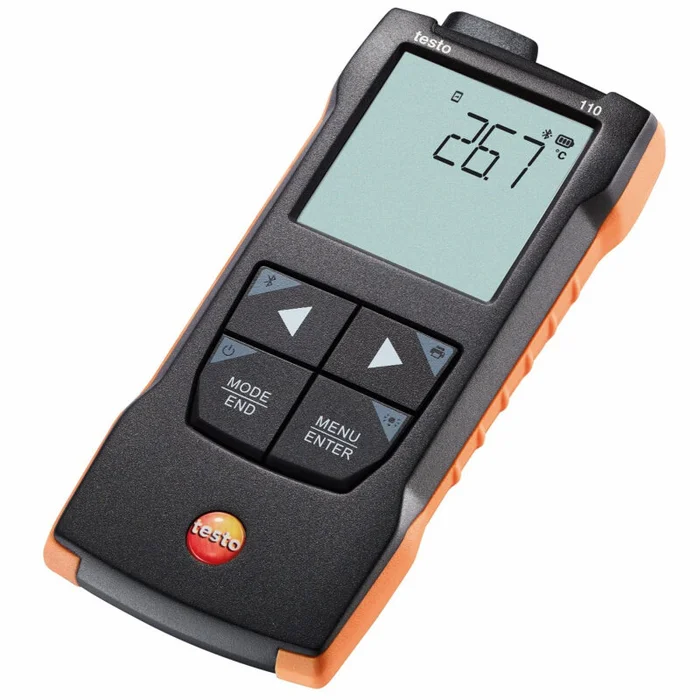 testo 110 – NTC- und Pt100-Temperaturmessgerät mit App-Anbindung