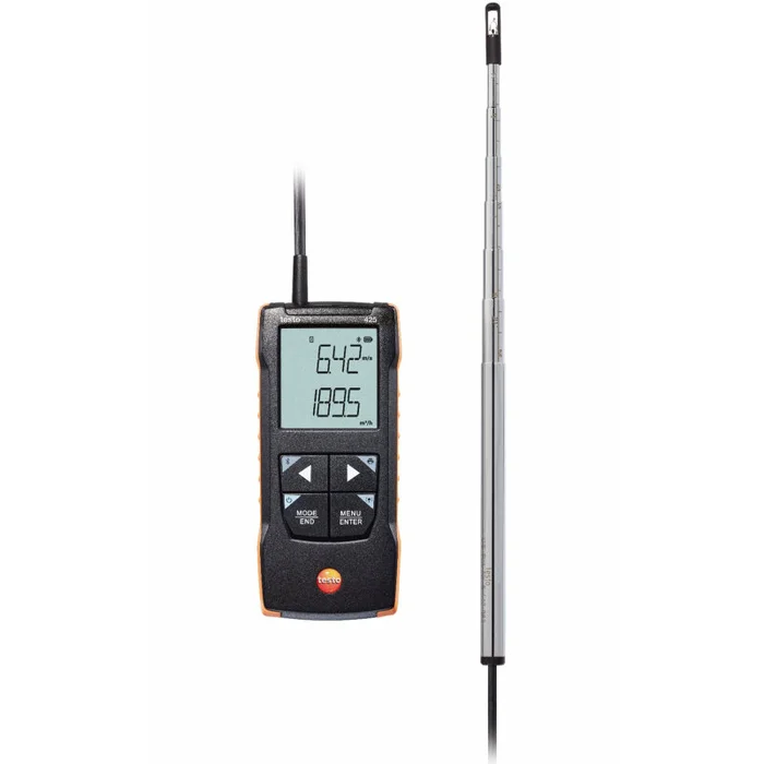 testo 425 – Digitales Hitzdraht-Anemometer mit App-Anbindung