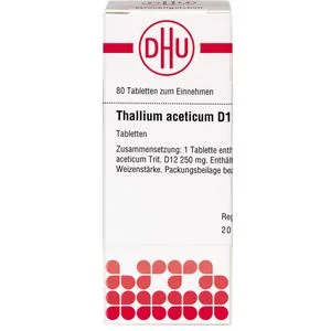 THALLIUM ACETICUM D 12 Tabletten 80 St