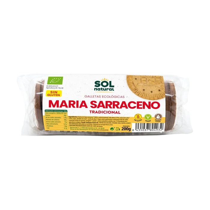 Traditionelle Bio-Buchweizen-Maria-Kekse 200 G