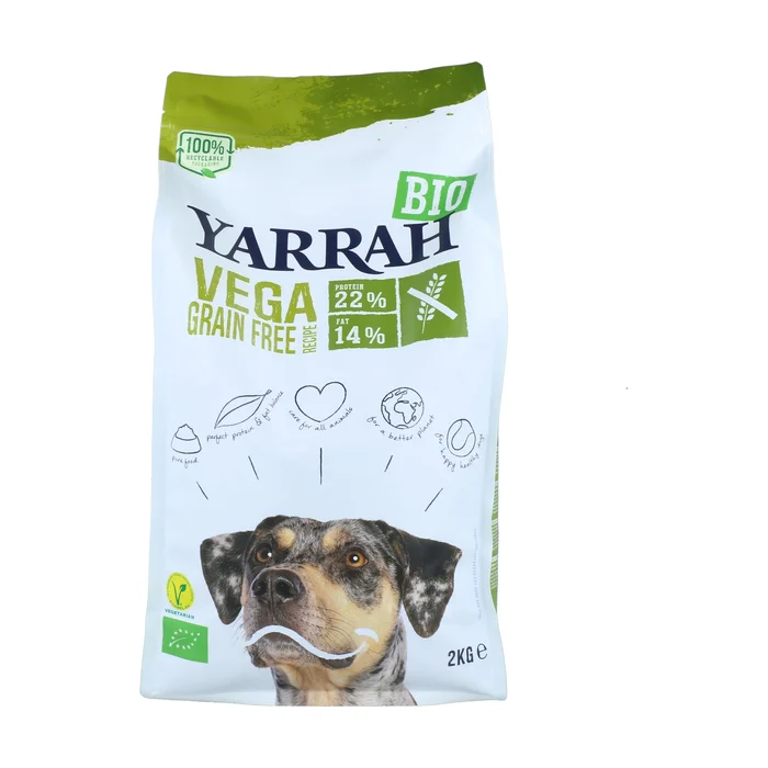 Trockenes Hundefutter Vegetarisch / Veganer Weizen frei 2 kg