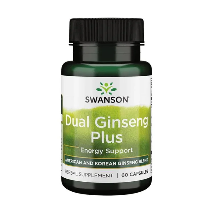 Überlegene Kräuter Dual Ginseng Plus 60 Kapseln