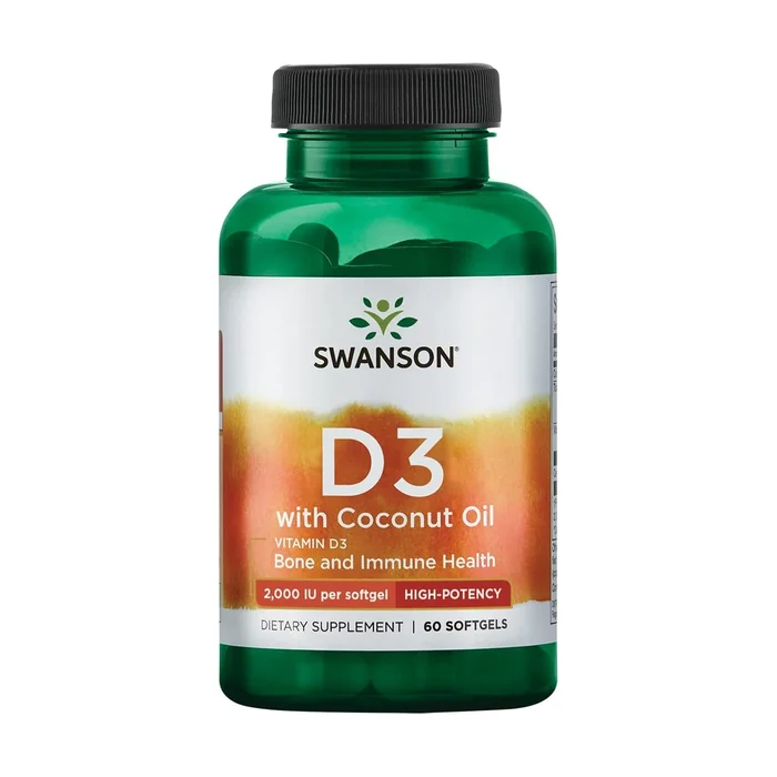Ultra Vitamin D3 mit Kokosöl 2000 IE 60 Perlen