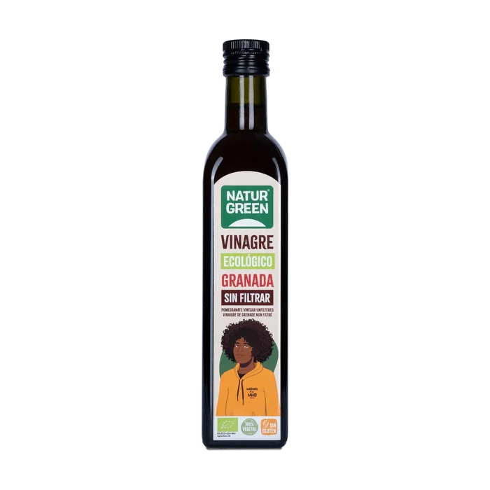 Ungefilterter Bio-Granatapfelessig 500 ml