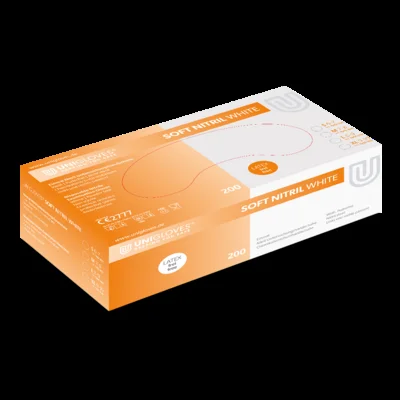 Unigloves Nitrilhandschuhe SOFT NITRIL WHITE 6-7 small 200 Stück/Box