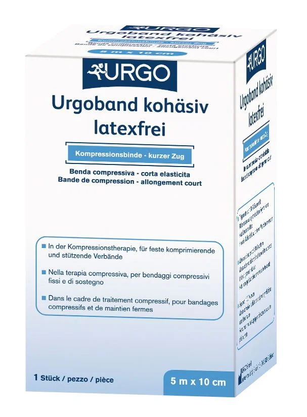 Urgoband Kurzzugbinde, hautfarben, 5 m x 10 cm