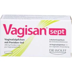 VAGISAN sept Vaginalzäpfchen mit Povidon-Iod 10 St