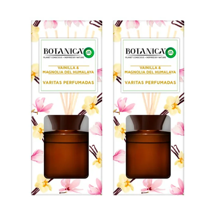 Vanille- und Himalaja-Magnolien-Duftstäbe-Pack 2 Einheiten