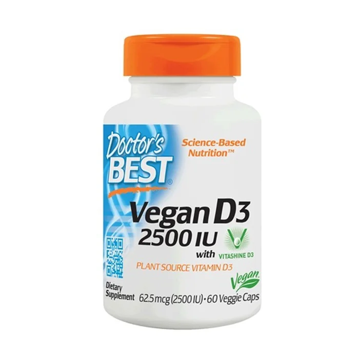 Veganes D3 2500 IE 60 Gemüsekapseln