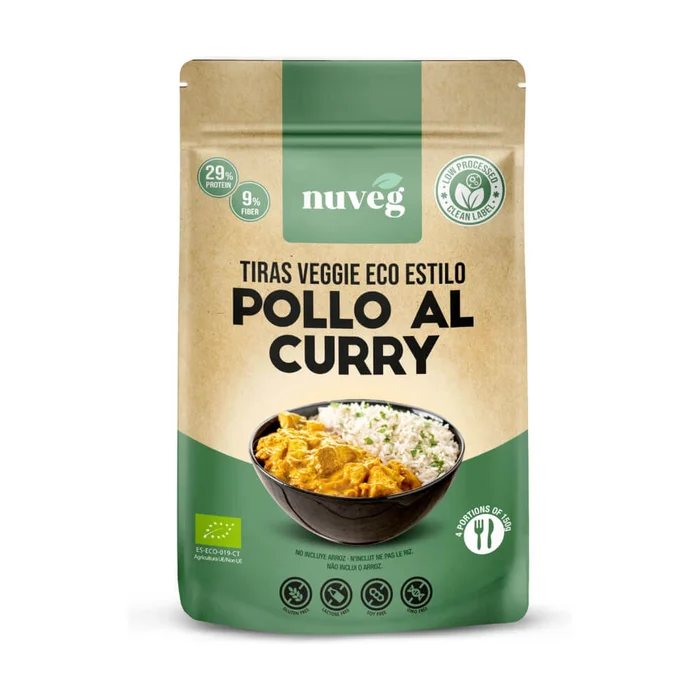 Veganes Hühnercurry Öko 165 G