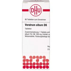 VERATRUM ALBUM D 6 Tabletten 80 St