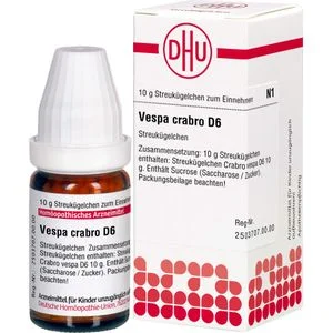 VESPA CRABRO D 6 Globuli 10 g