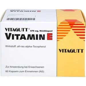VITAGUTT Vitamin E 1000 Kapseln 60 St