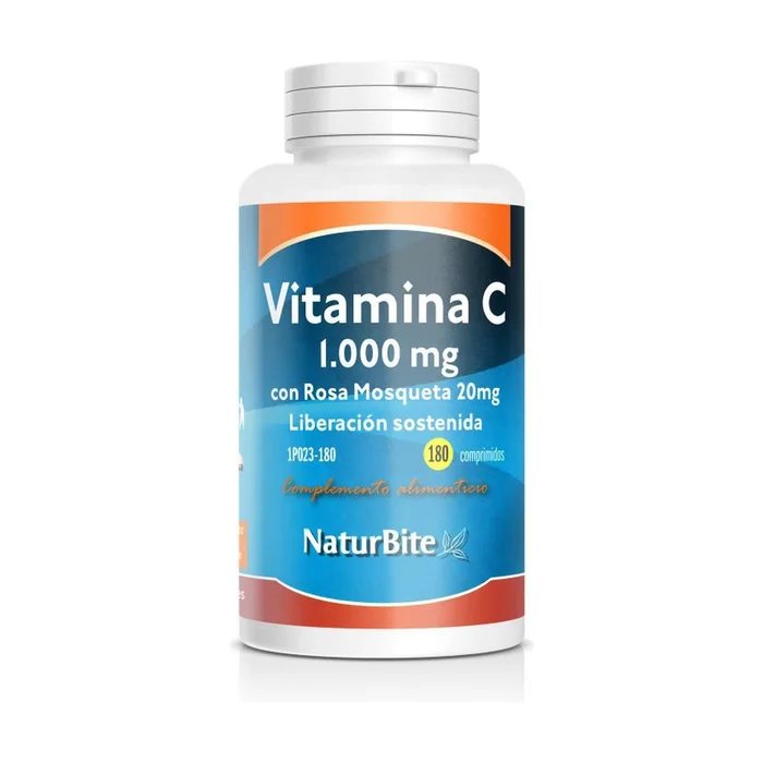Vitamin C mit Hagebutte 180 Kimprimenrt