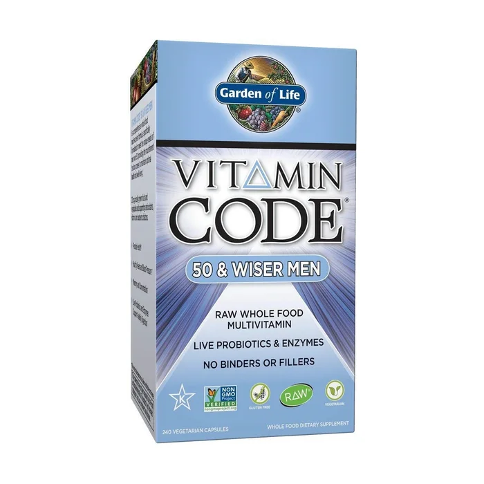 Vitamin Code 50 & klügere Männer 240 Gemüsekapseln
