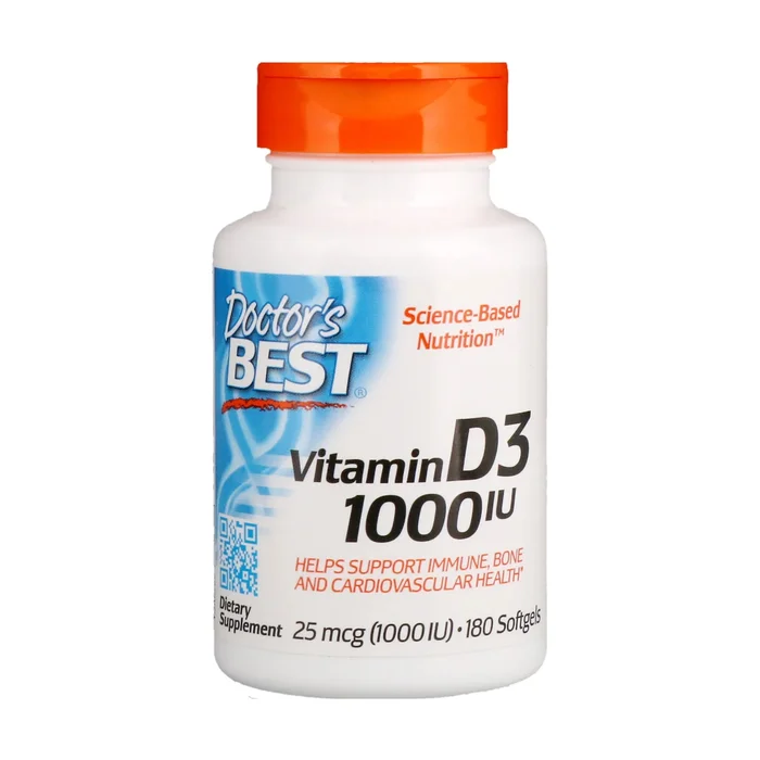 Vitamin D3, 1000 IE 180 Perlen