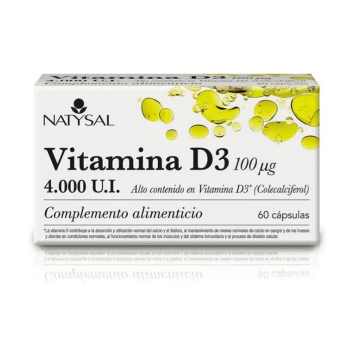 Vitamin D3 4000IU (Cholecalciferol) 60 Kapseln