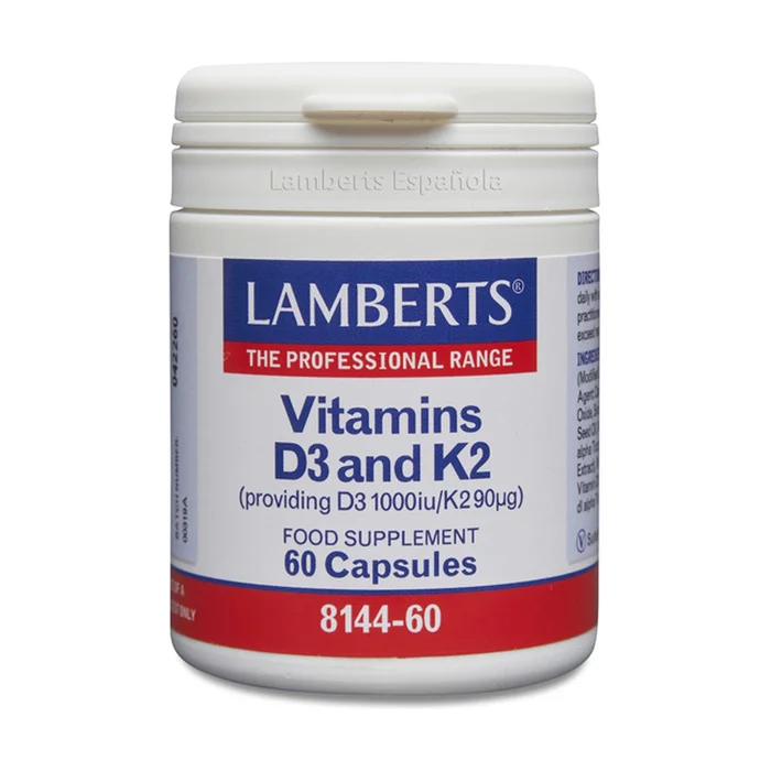 Vitamin D3 und K2 60 Kapseln