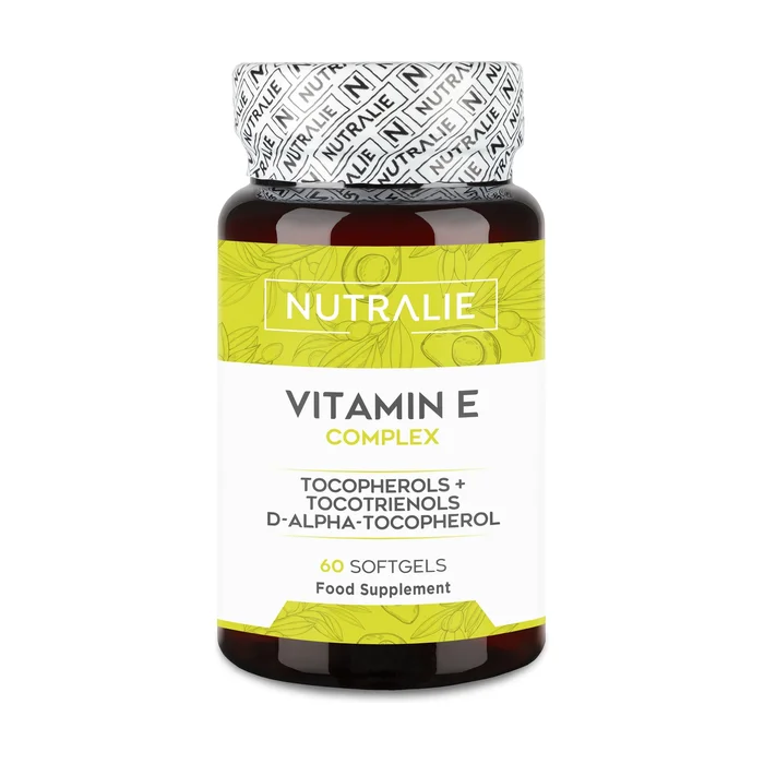 Vitamin-E-Komplex, Tocopherole und Tocotrienole 60 Kapseln
