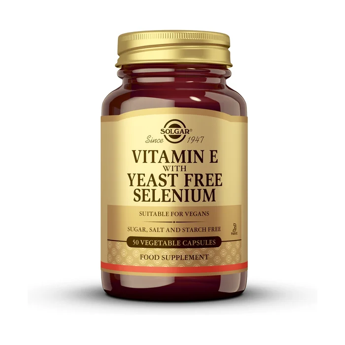 Vitamin E mit Selen 50 Gemüsekapseln