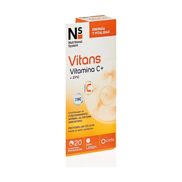 Vitans Vitamin C+Zink Zitrone 20 Kimprimenrt (Zitrone)