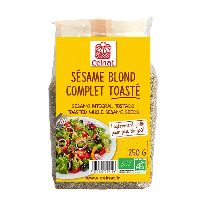 Voller gerösteter Bio-Sesam 250 G