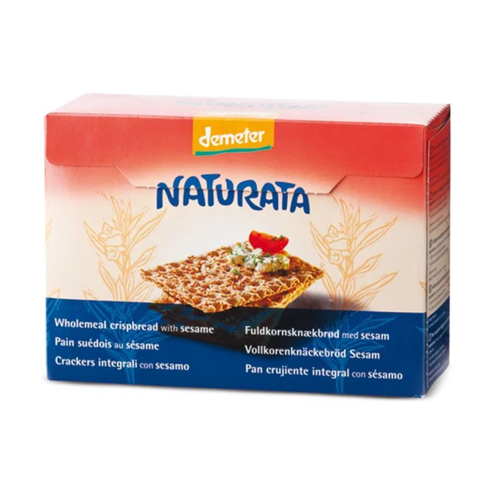 Vollkornroggencracker und Sesam 250 G