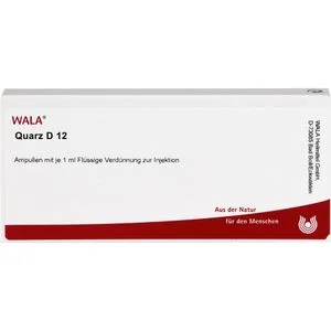 WALA QUARZ D 12 Ampullen 10X1 ml