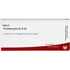 WALA THROMBOCYTEN GL D 30 Ampullen 10X1 ml