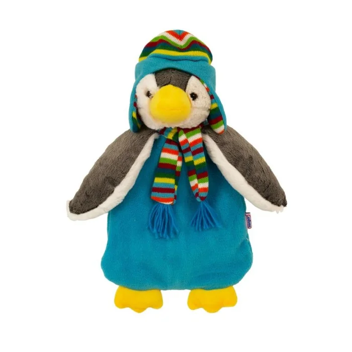 Wärmflasche mit Bezug Pinguin Paul