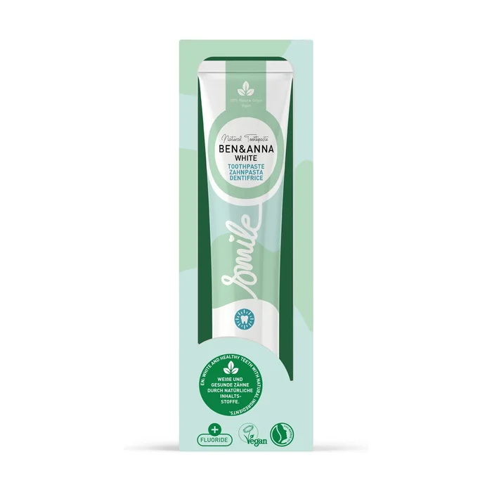 Weiße Zahnpasta mit Fluorid 75 ml