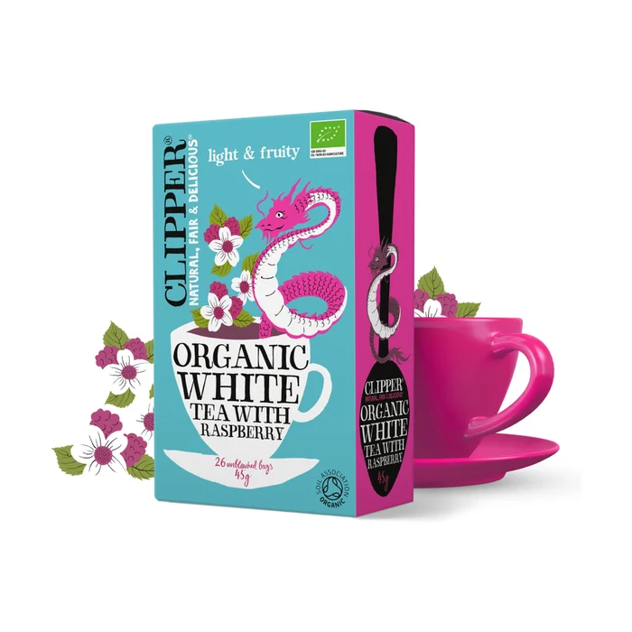 Weißer Tee mit Himbeere 26 Infusionsbeutel à 45G