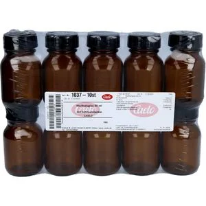 WEITHALSGLAS 50 ml m.Schraubdeckel braun 10 St