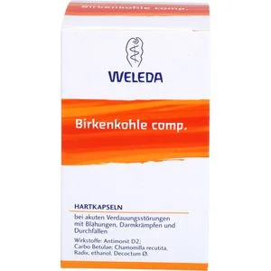 WELEDA BIRKENKOHLE comp. Hartkapseln 50 St