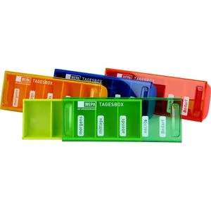 WEPA Tagesbox UV-Schutz+ farbig sortiert 1 St