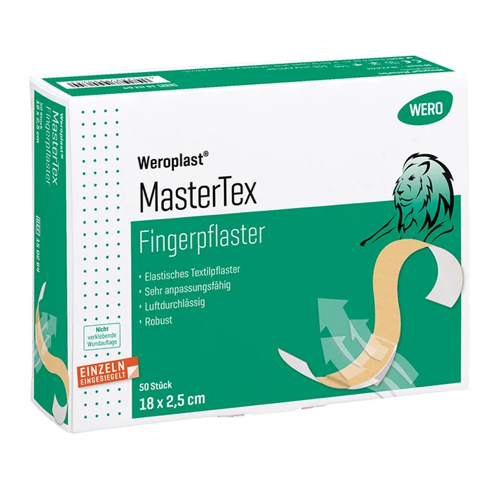 Weroplast MasterTex Fingerpflaster 18 x 2,5 cm (50 Stck.)