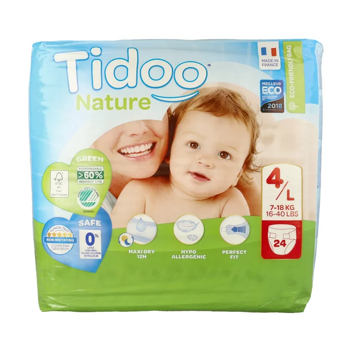 Windeln T4 L (7-18 kg) 24 Einheiten