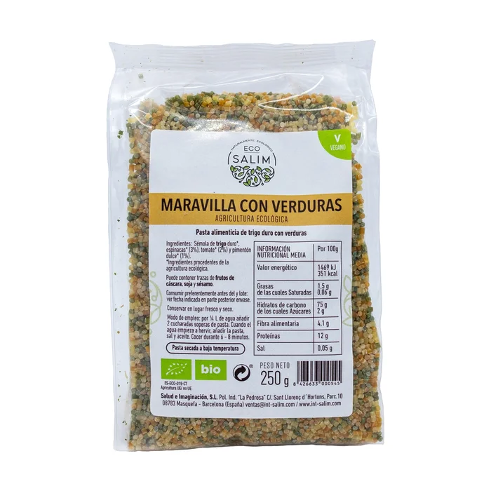 Wunderbares Bio-Gemüse 250 G