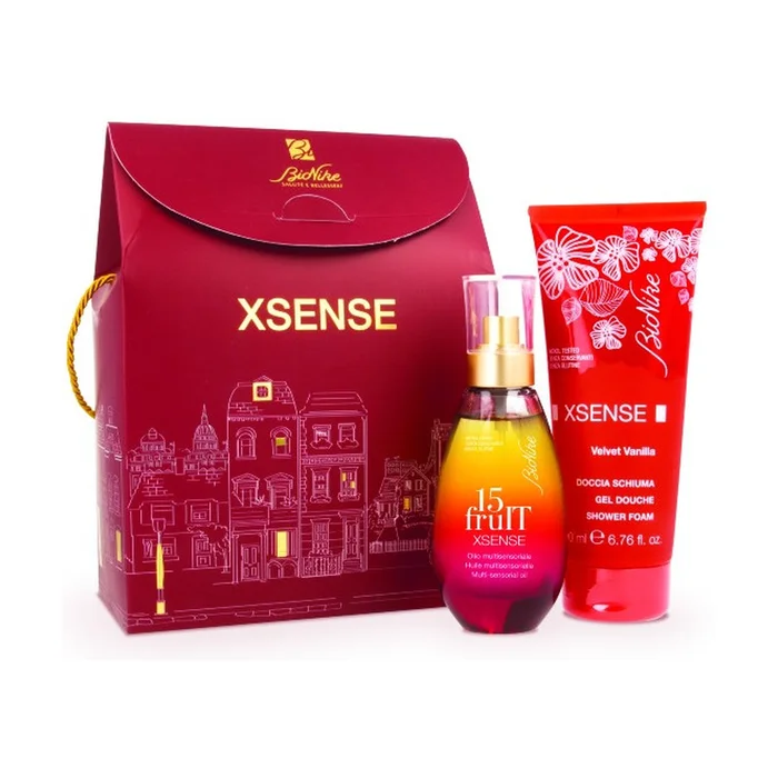 XSense Geschenkbox Multisensorisches Öl (100 ml) + Samt-Vanille-Duschschaum (200 ml)