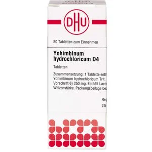 YOHIMBINUM hydrochl. D 4 Tabletten 80 St