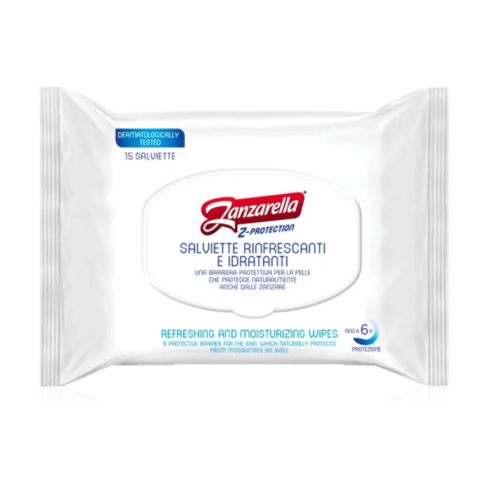 Zanzarella Z-Protect Plus Tücher 15 Einheiten