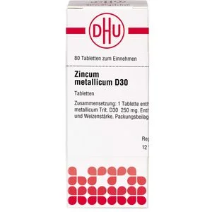 ZINCUM MET. D 30 Tabletten 80 St