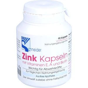 ZINK KAPSELN mit Vitamin E.A.Biotin 90 St