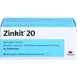 ZINKIT 20 überzogene Tabletten 50 St