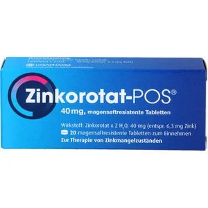 ZINKOROTAT POS magensaftresistente Tabletten 20 St